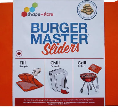 Shape+Store Burger Master Sliders 10 in 1 Innovative Burger Press and Freezer - Image 9