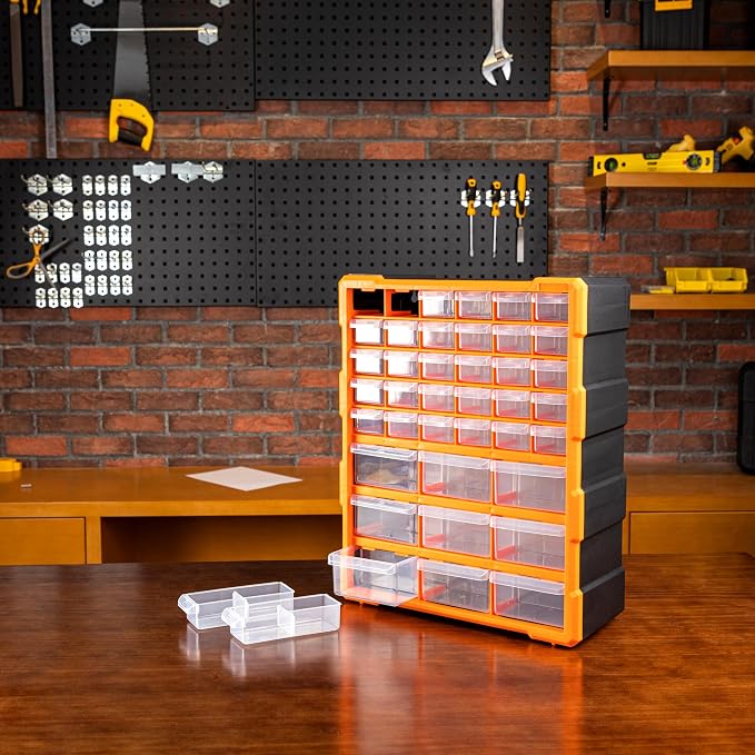 Amazon Basics Wall Mount Hardware and Craft Storage Cabinet Organizer - Image 7