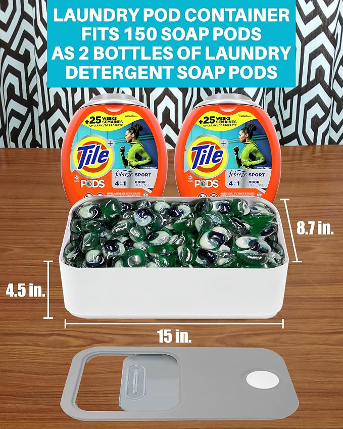 Skywin Large Laundry Pods Container - Image 2