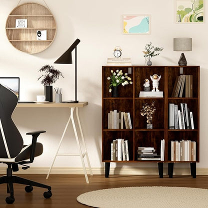 3 Cube Bookcase, Wooden Book Shelf Cube Storage Organizer - Image 8