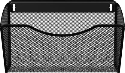 EasyPAG Wall File Organizer, Metal Mesh Hanging File Folder Holder by EasyPAG