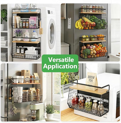 2 Pack Magnetic Spice Storage Rack Organizer - Image 8