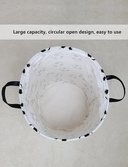 QUEENLALA Large Storage Basket, Laundry Hamper/Bathroom/Home Decor/Collapsible - Image 6