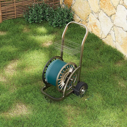 GOFORWILD Heavy Duty Steel Garden Hose Reel Cart - Image 7