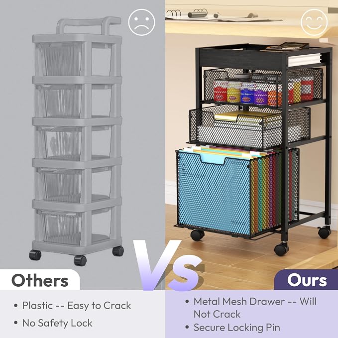 SWTYMIKI Rolling File Cart - Image 6