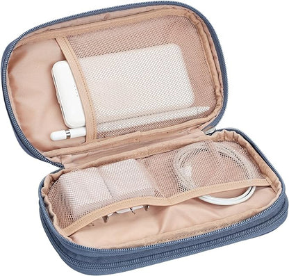 NISHEL Travel Cord Organizer Case, Double Layers Tech Electronic Bag, Essentials - Image 4