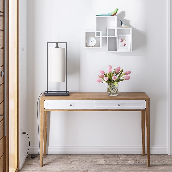 Ballucci Modern Interlocking Cube Floating Shelves, Wall Mount Wood Square - Image 8