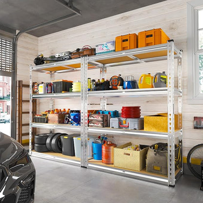 REIBII 60.05" H Storage Shelves 1840LBS Garage Shelving Heavy Duty Shelving 4 - Image 7