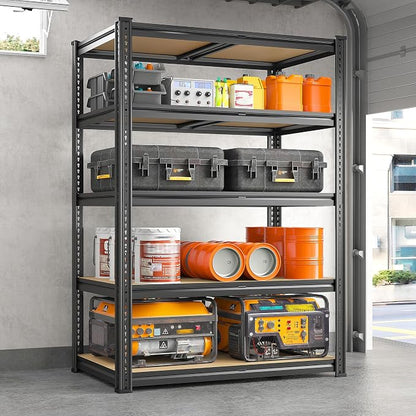 REIBII 72.1'' Storage Shelves 2250LBS Garage Shelving Heavy Duty 5 Tier Heavy - Image 4