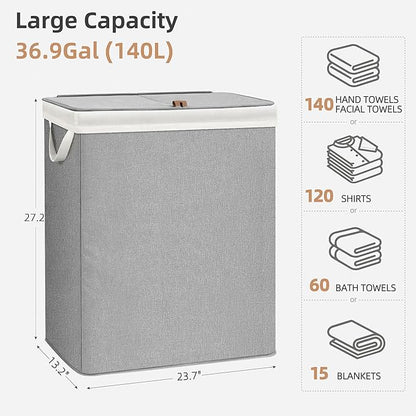 STORAGE MANIAC Double Laundry Hamper - Image 3