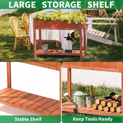 Fir Wooden Raised Garden Bed - Image 6