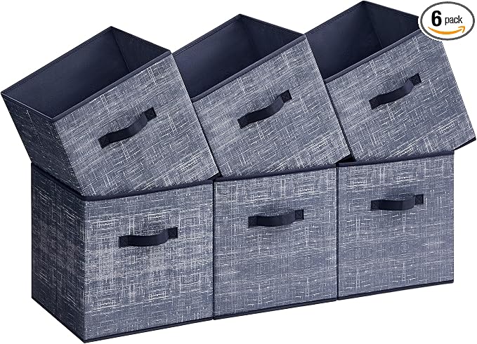 SONGMICS Storage Cubes, 13-Inch Non-Woven Fabric Bins by Unknown