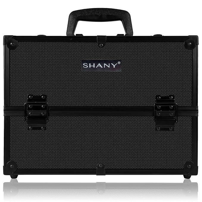 SHANY Essential Pro Makeup Train Case Cosmetic Box Portable Makeup Case - Image 2