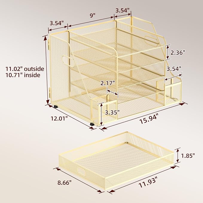 SUPEASY Mesh Desk Organizer - Image 4