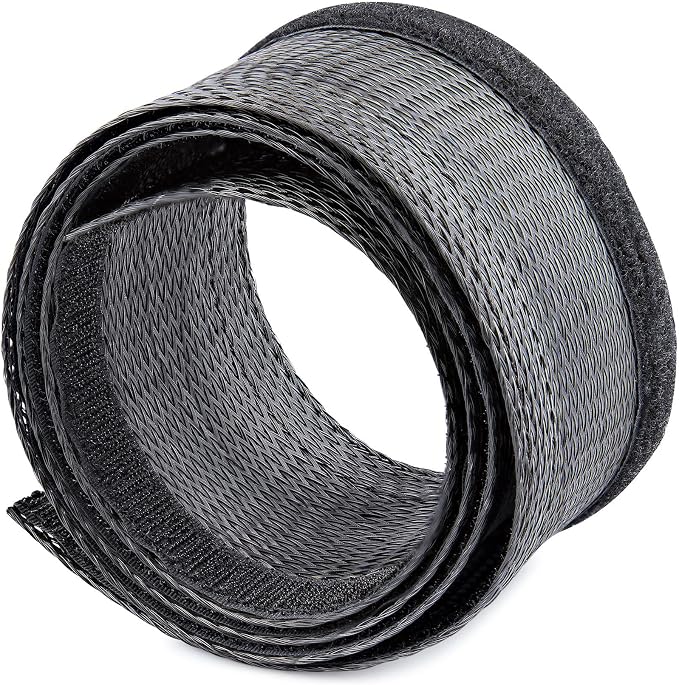 StarTech 10ft Cable Management Sleeve, Trimmable Heavy Duty Cable Wrap by Unknown