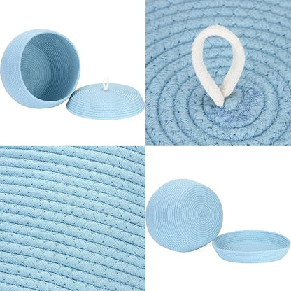 Sea Team Round Cotton Rope Storage Basket - Image 5