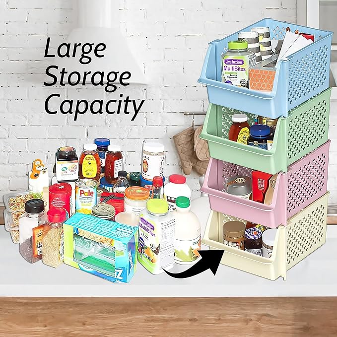 TidyFriend Stackable Storage Bins - Image 2