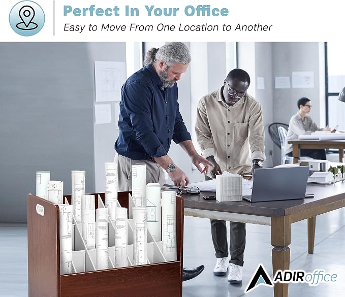 AdirOffice Adir Blue Print Storage Organizer - Image 8