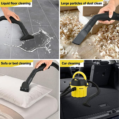 Wet-Dry Vacuum, 3-in-1 Portable Shop Vacuum Cleaner - Image 3