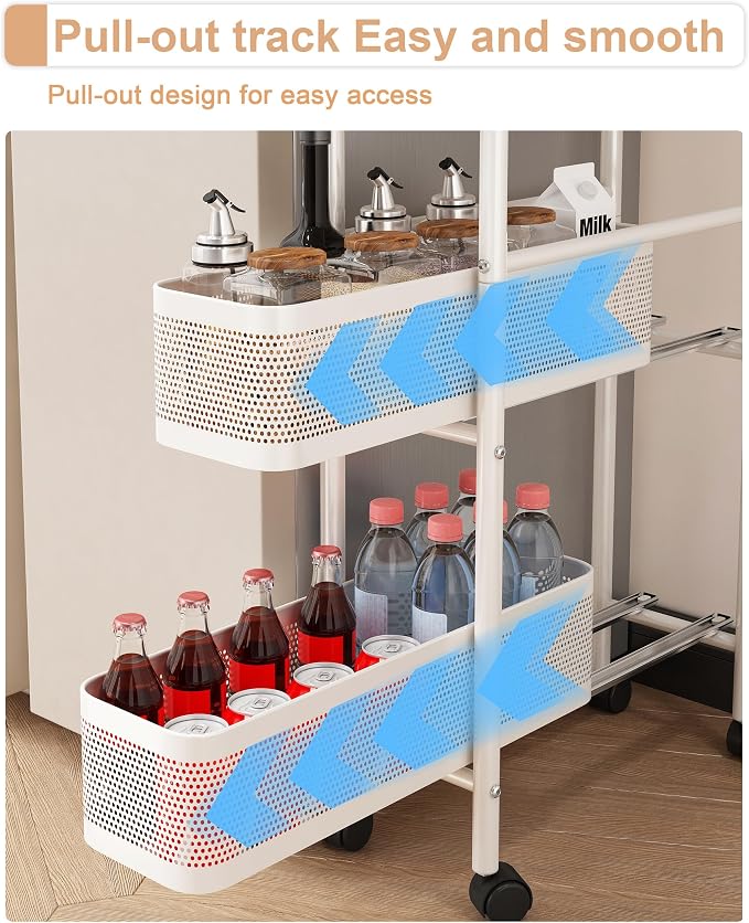 UMDONX Slim Storage Cart 5 Tier - Image 4