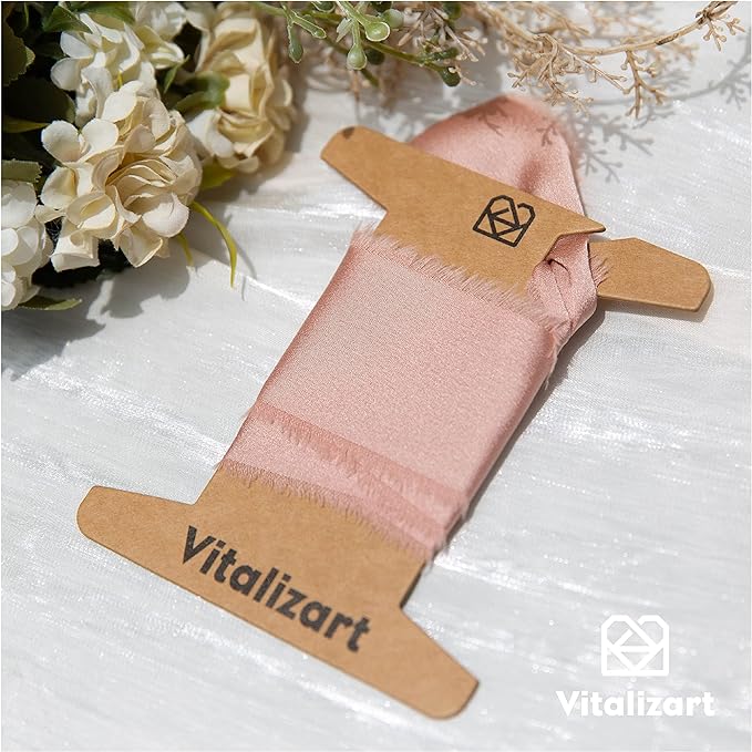 Vitalizart Ribbon Storage Organizer 50 Pcs Ribbon Spools Empty Cardboard Yarn - Image 4