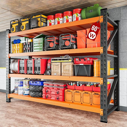 5000LBS Heavy Duty Garage Shelving Units, Large Storage Rack, Steel Shelf by SISESOL