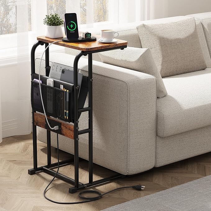 Olldide C-Shaped End Table by OLLDIDE