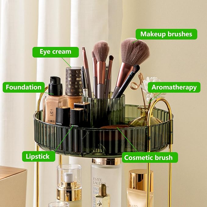 YCIA&DONE Rotating Makeup Organizer - Image 6