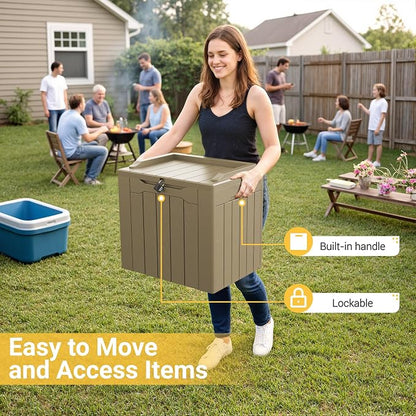 Greesum Outdoor Storage Box 31 Gallon Storage Box - Image 3