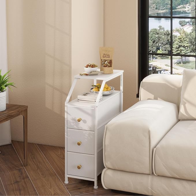 Tohomeor Narrow Dresser Tall Skinny Storage Tower Vertical Slim Chest of Drawers - Image 2