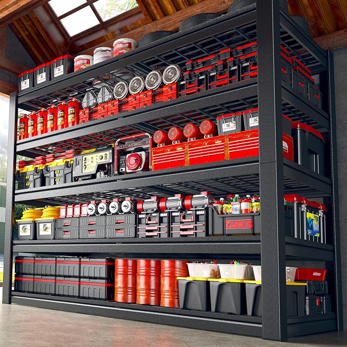 55.1" W Metal Shelving 5 Tier Garage Shelving 3050LBS Storage Shelves by Unknown