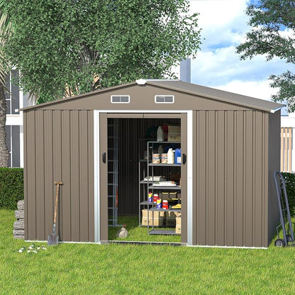 Kullavik 10FT x 8FT Outdoor Storage Shed - Image 7
