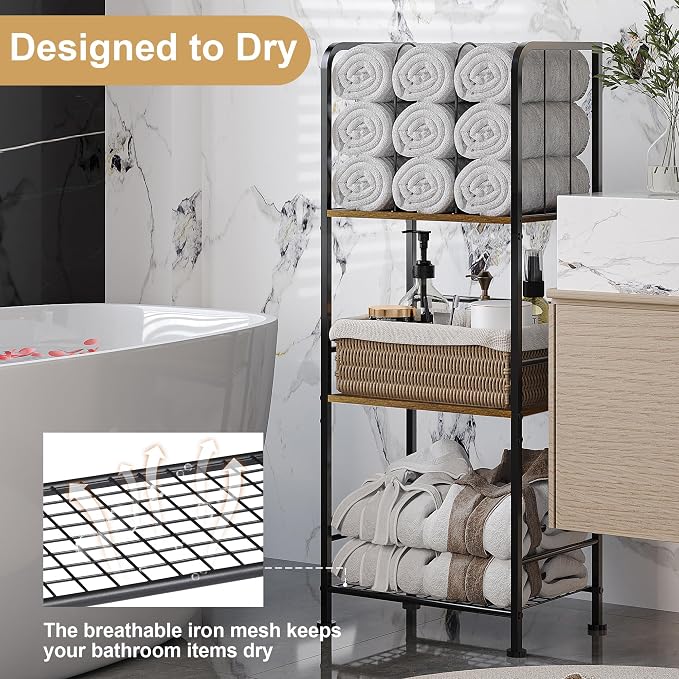 3-Tier Freestanding Towel Racks - Image 3