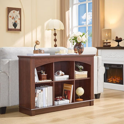 Bookshelf, 6-Cube Bookcase and Kids Bookshelf, Wooden Storage Cabinet - Image 5