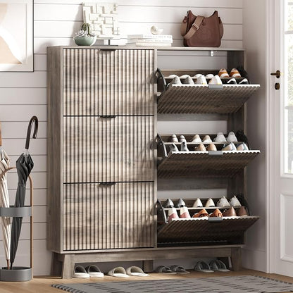 HUANLEGO Shoe Cabinet Storage for Entryway by HUANLEGO