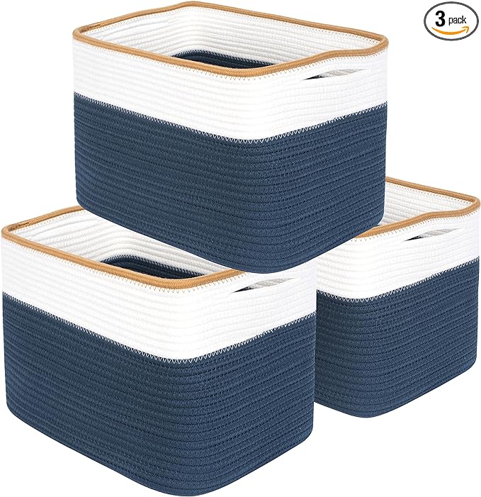 MINTWOOD Design 3-Pack Storage Baskets by MINTWOODDesign