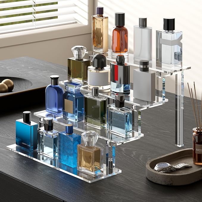 WINKINE Acrylic Riser for Display, Perfume Stand Rack, Display Shelf Compatible - Image 4