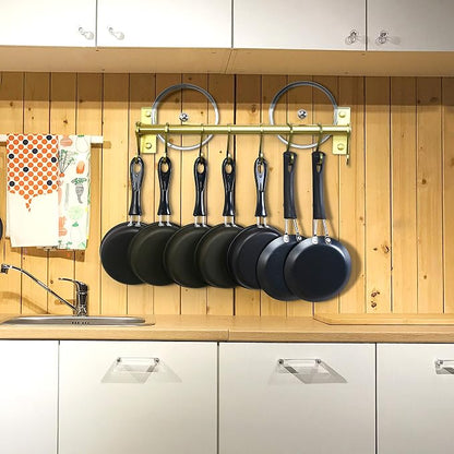 Dseap Kitchen Utensil Holder Hanger, Pot and Pan Rack Wall Mounted, Kitchen Rail - Image 8