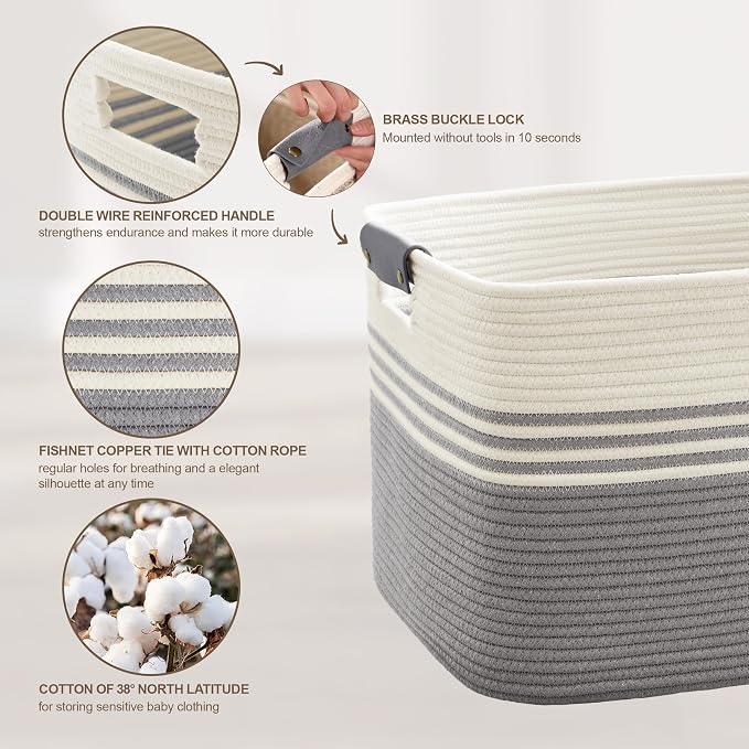 100L Extra Large Laundry Basket - Image 5