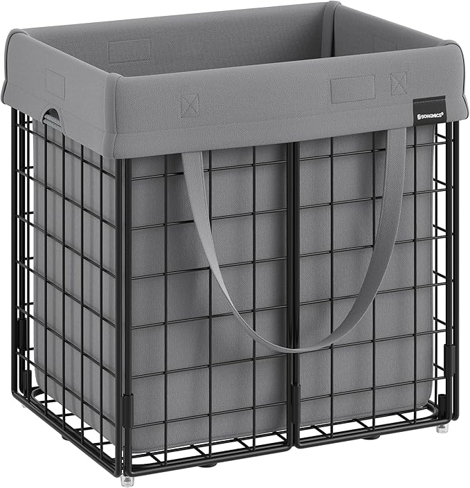 SONGMICS Laundry Hamper, 11 Gal. Laundry Basket, Collapsible Clothes Hamper by Unknown