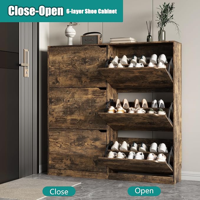 Xixini Shoe Storage Cabinet for Entryway - Image 3