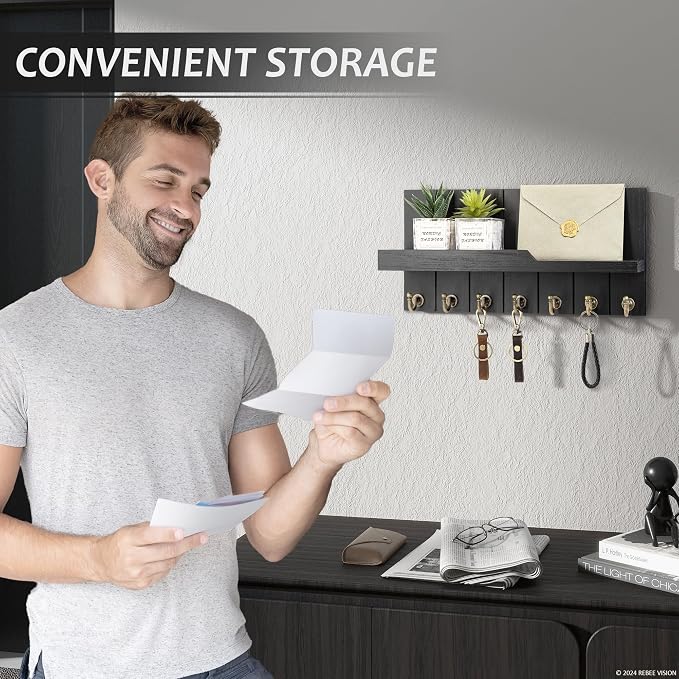 Rebee Vision Decorative Key and Mail Holder - Image 3