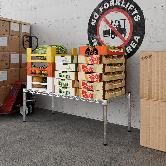 18" Deep x 42" Wide x 14" Height Wire Shelving Kit | 1-Tier | NSF Commercial - Image 5