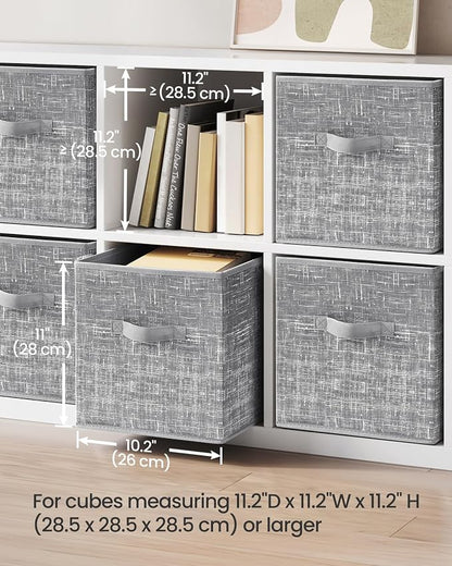 SONGMICS Storage Cubes, 11-Inch Non-Woven Fabric Bins - Image 3
