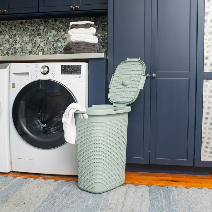 Mind Reader Slim Laundry Hamper - Image 2