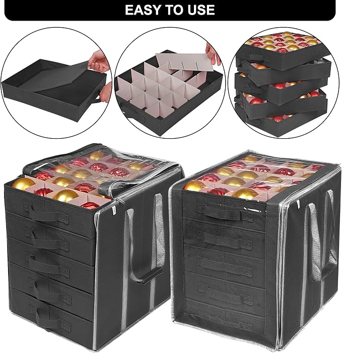 Christmas Ornament Storage Boxes - Image 3