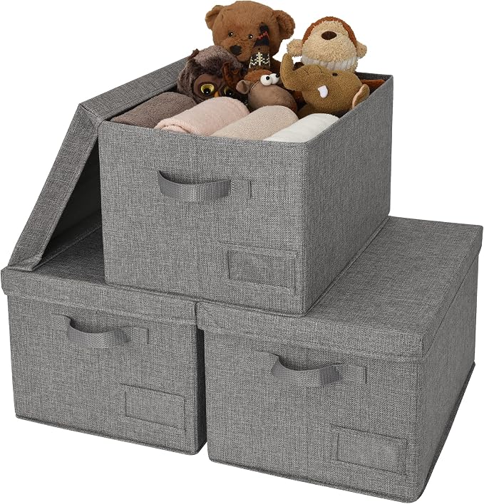 GRANNY SAYS Storage Bins with Lids, Linen Closet Organizers and Storage Baskets by GRANNYSAYS