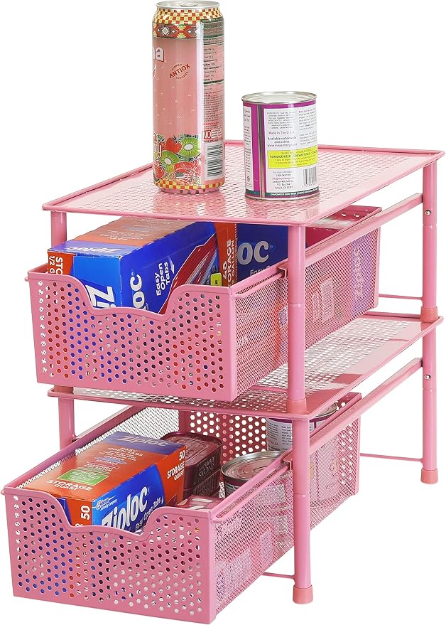 Simple Houseware Stackable Cabinet Basket Drawer Organizer - Image 5