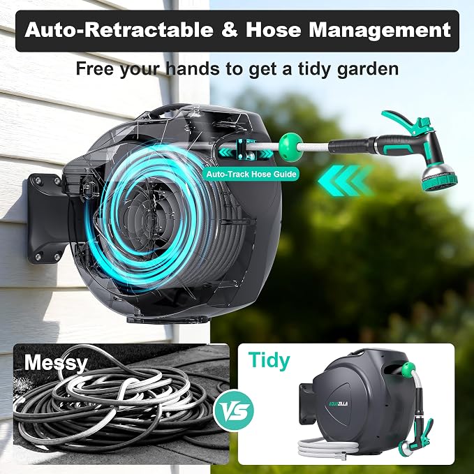 Retractable Garden Hose Reel - Image 2