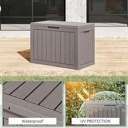 Outdoor Storage Box, Resin Deck Boxes Indoor and outdoor, Waterproof Storage - Image 4